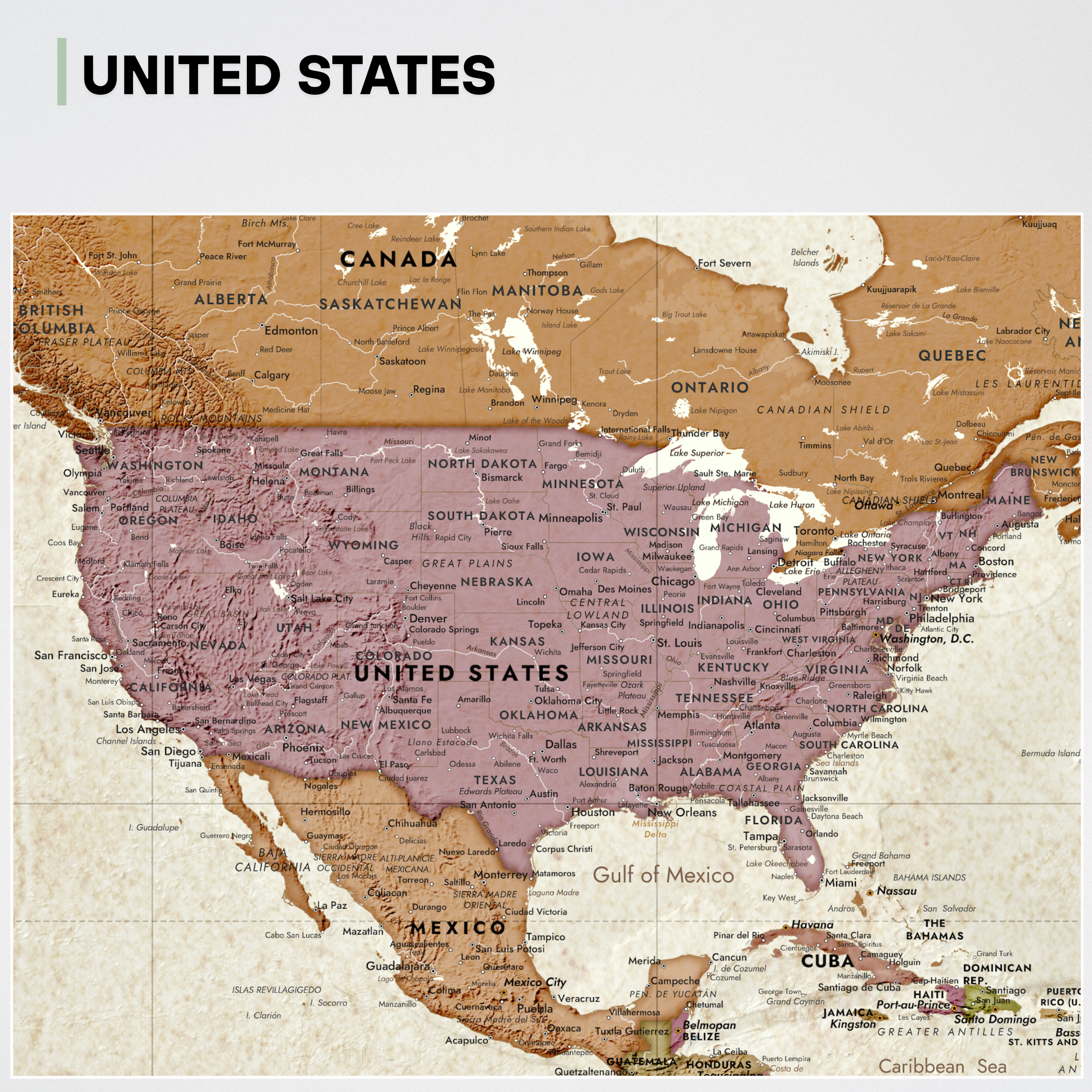 World map Golden Meridian