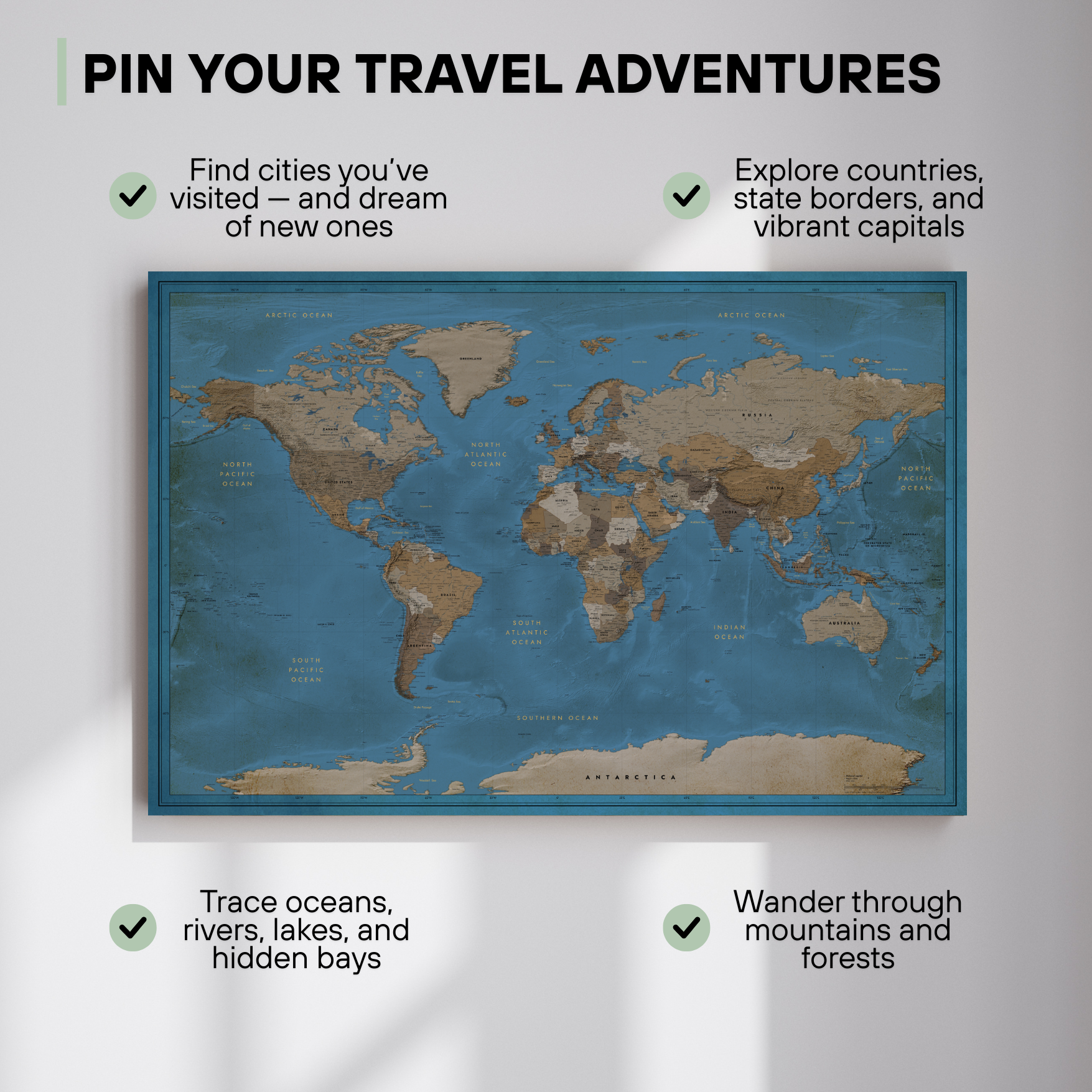 World map Rustwave