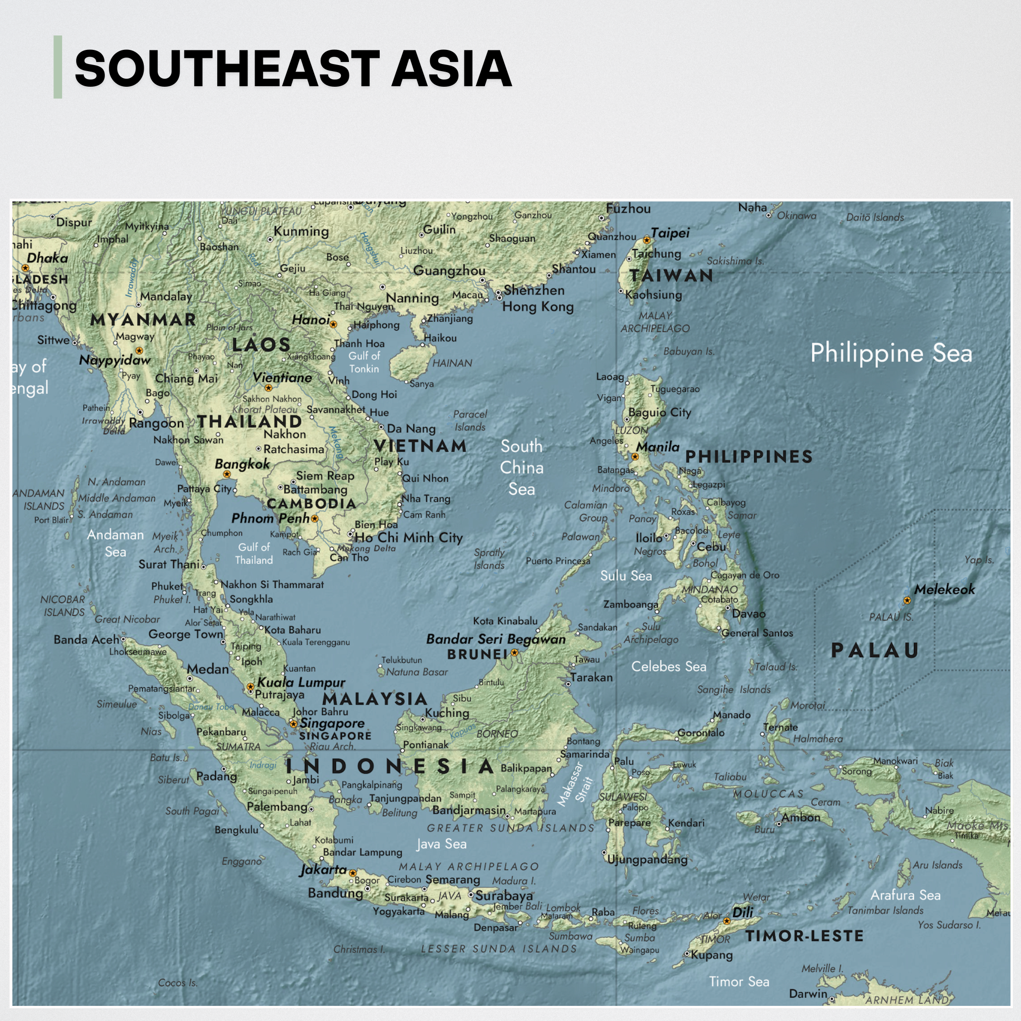 World map Earthstream