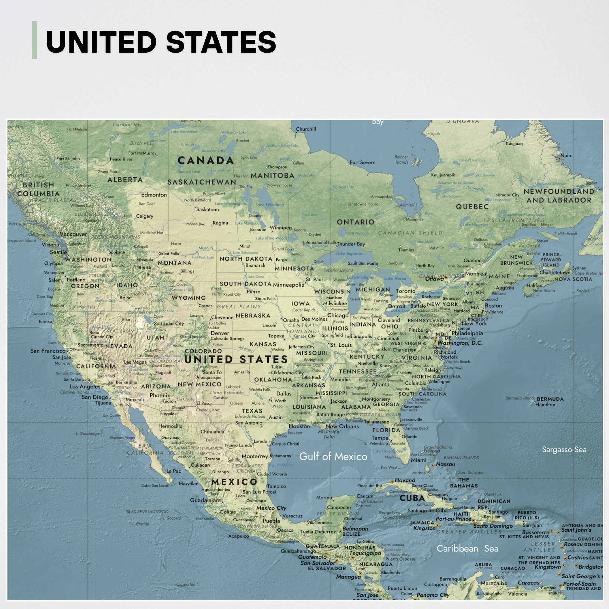 World map Earthstream