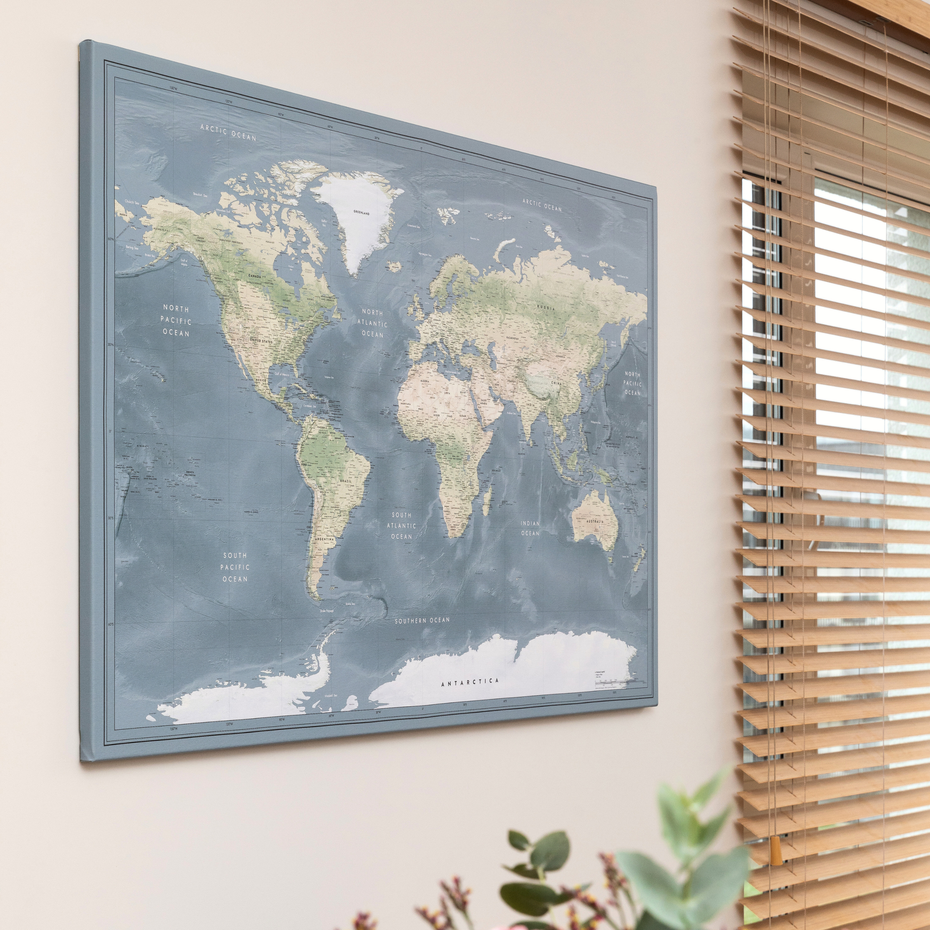 World map Earthstream