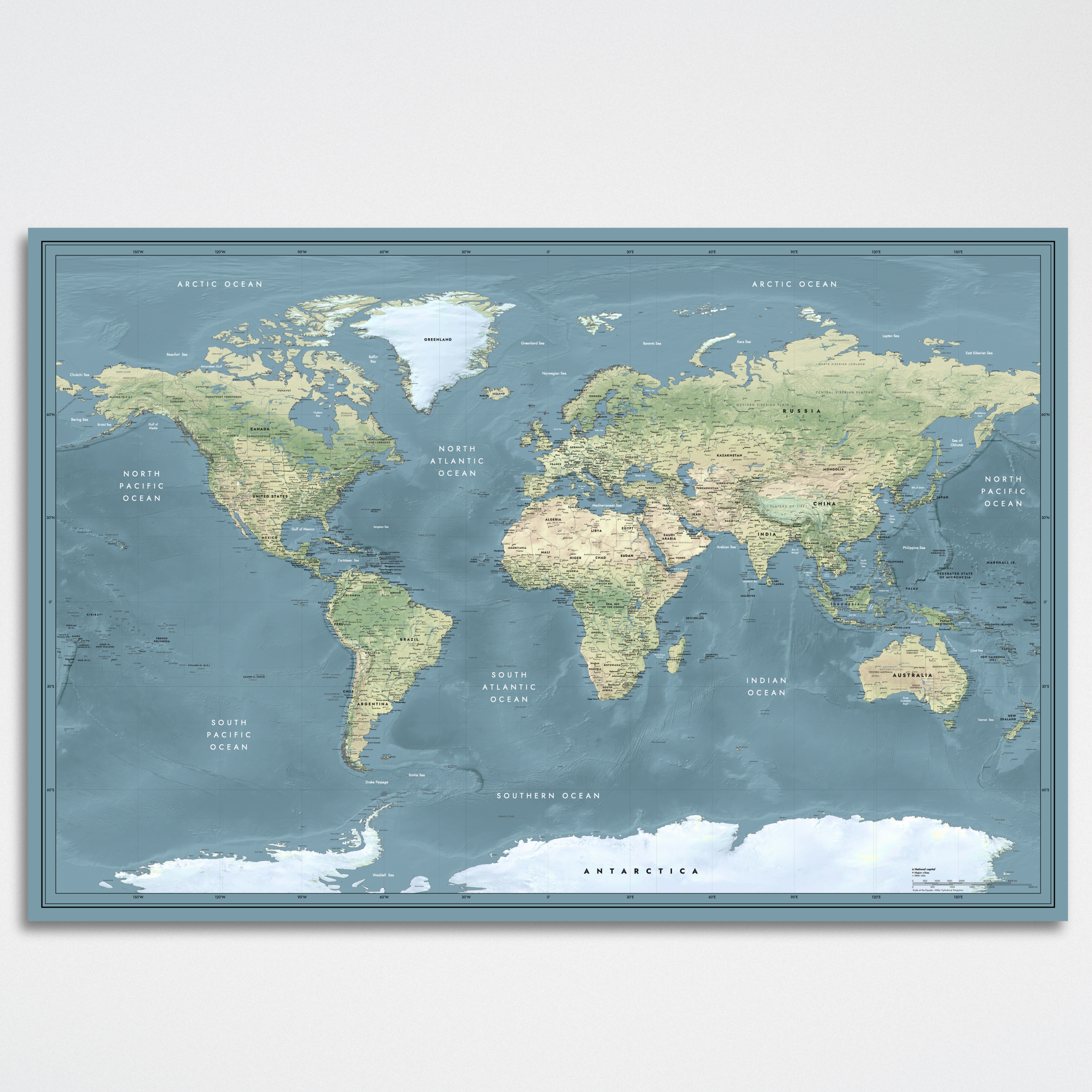 World map Earthstream