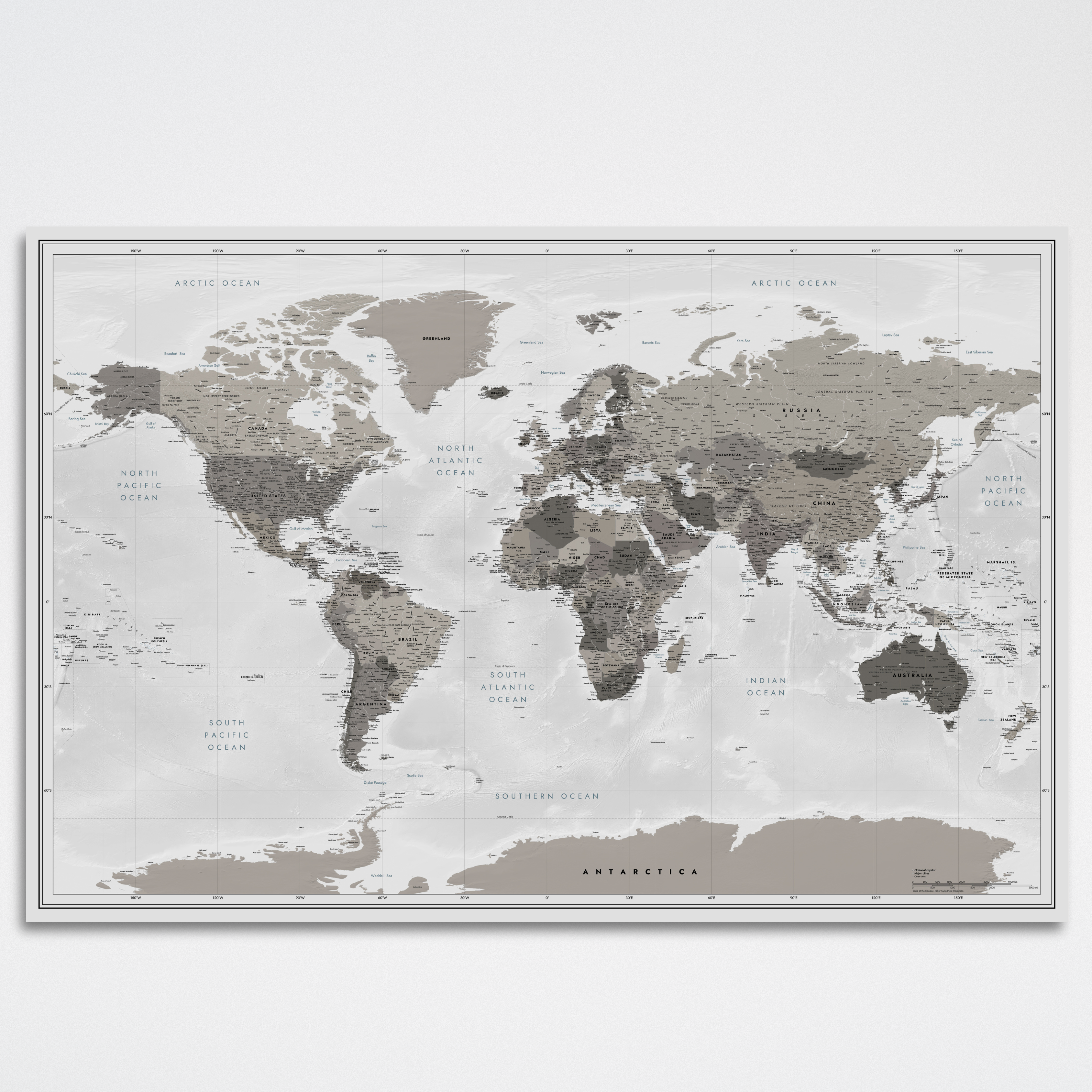 World map Soft Stone