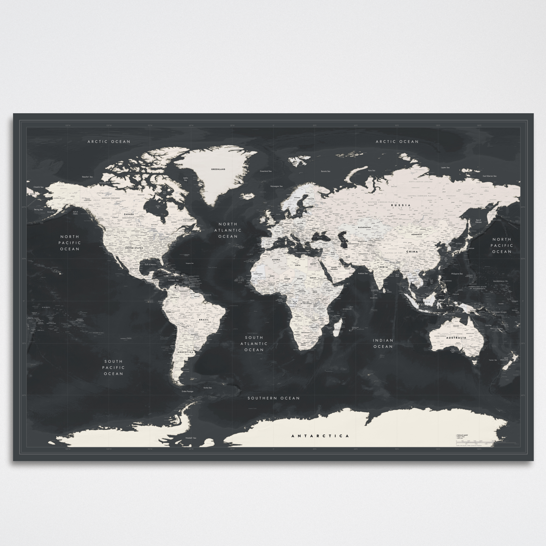 World map Moonstone